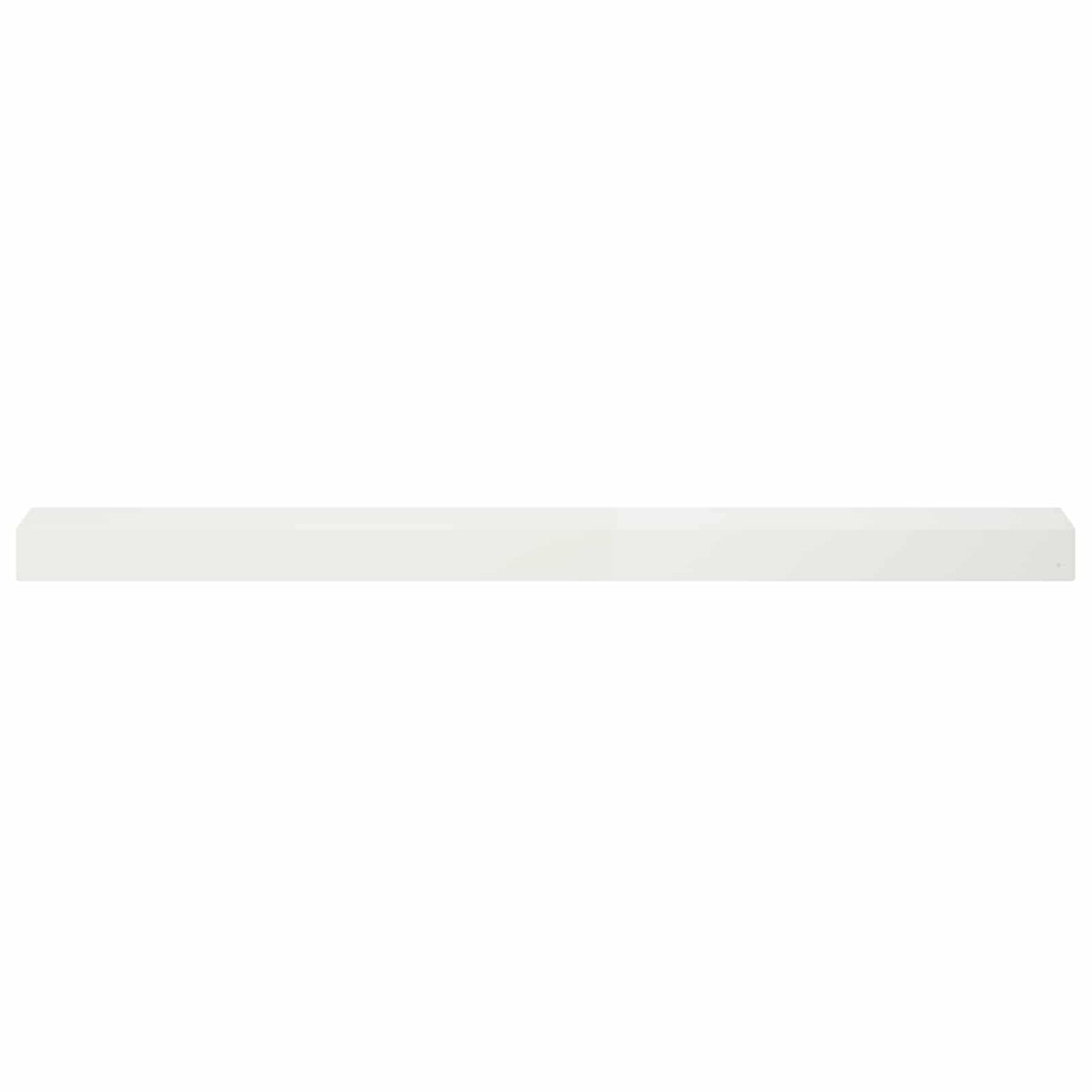 vidaXL Profil nakładkowy ogrodowy 2 szt. 100 x 10 x 5 cm Stal Biały