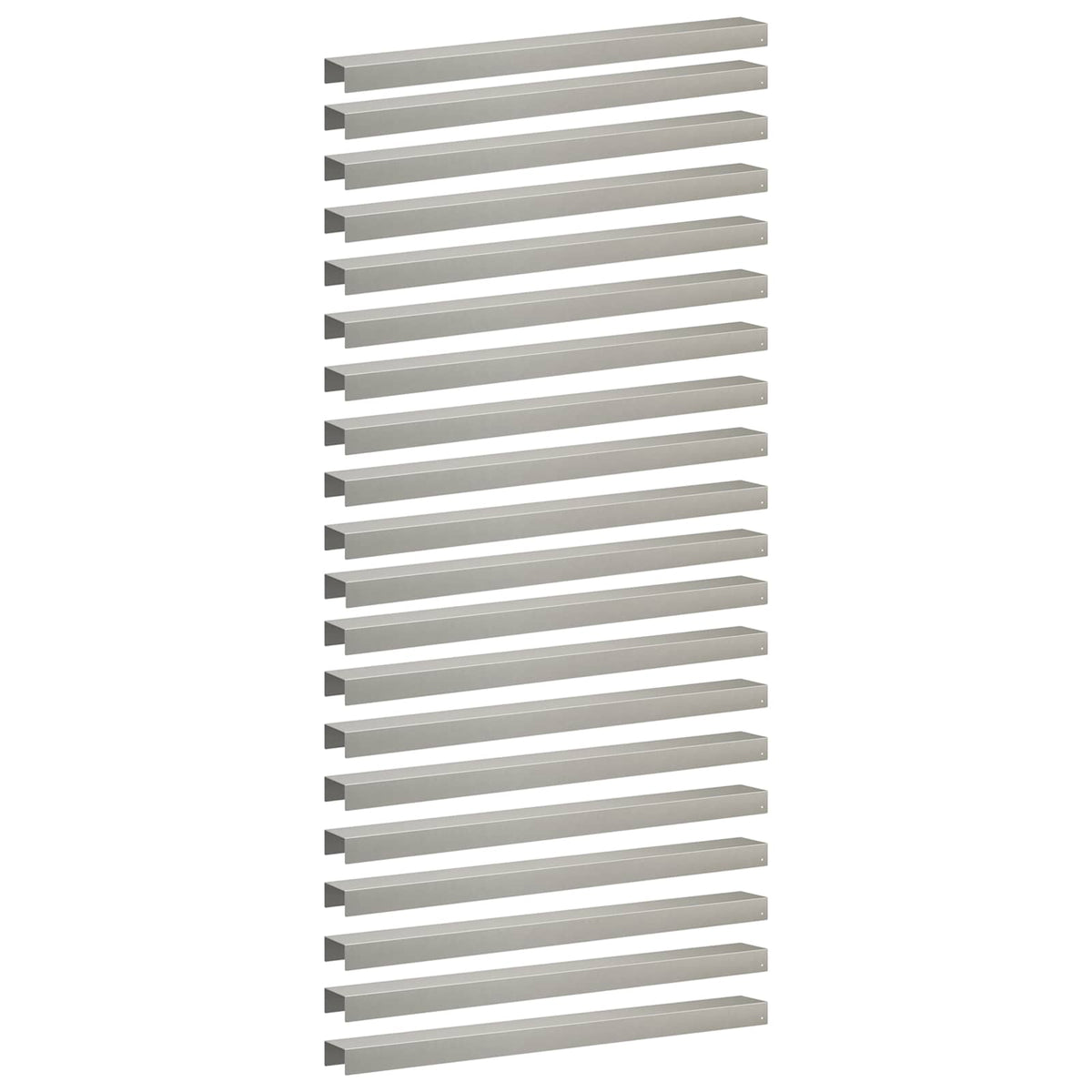 vidaXL Profil nakładkowy ogrodowy 20 szt. 100 x 10 x 5 cm