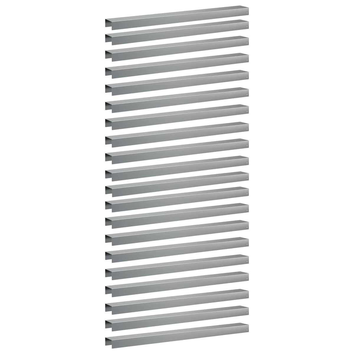 vidaXL Profil nakładkowy ogrodowy 20 szt. 100 x 10 x 5 cm