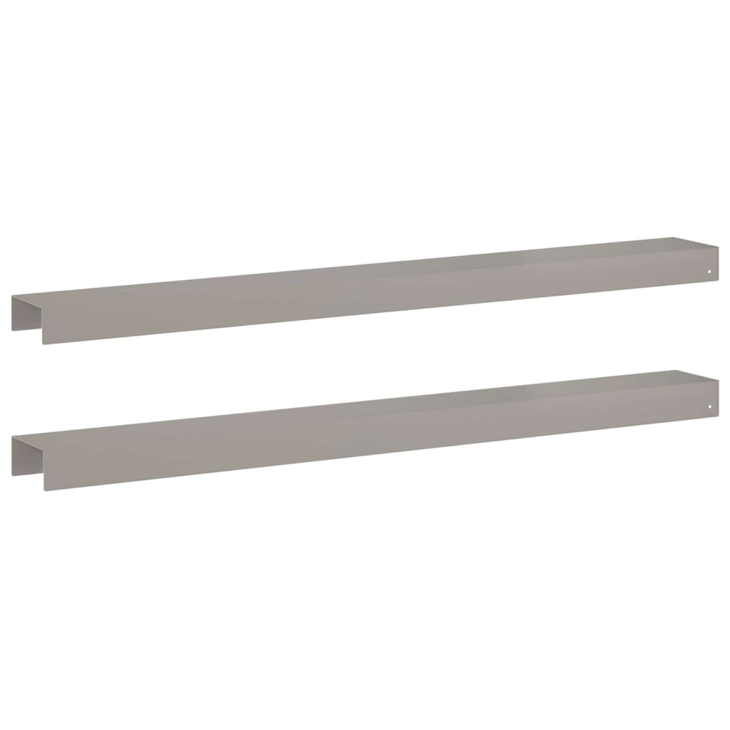 vidaXL Profil nakładkowy ogrodowy 2 szt. 100 x 10 x 5 cm