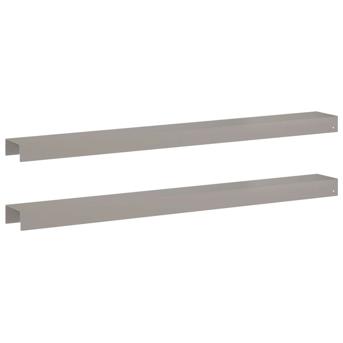vidaXL Profil nakładkowy ogrodowy 2 szt. 100 x 10 x 5 cm