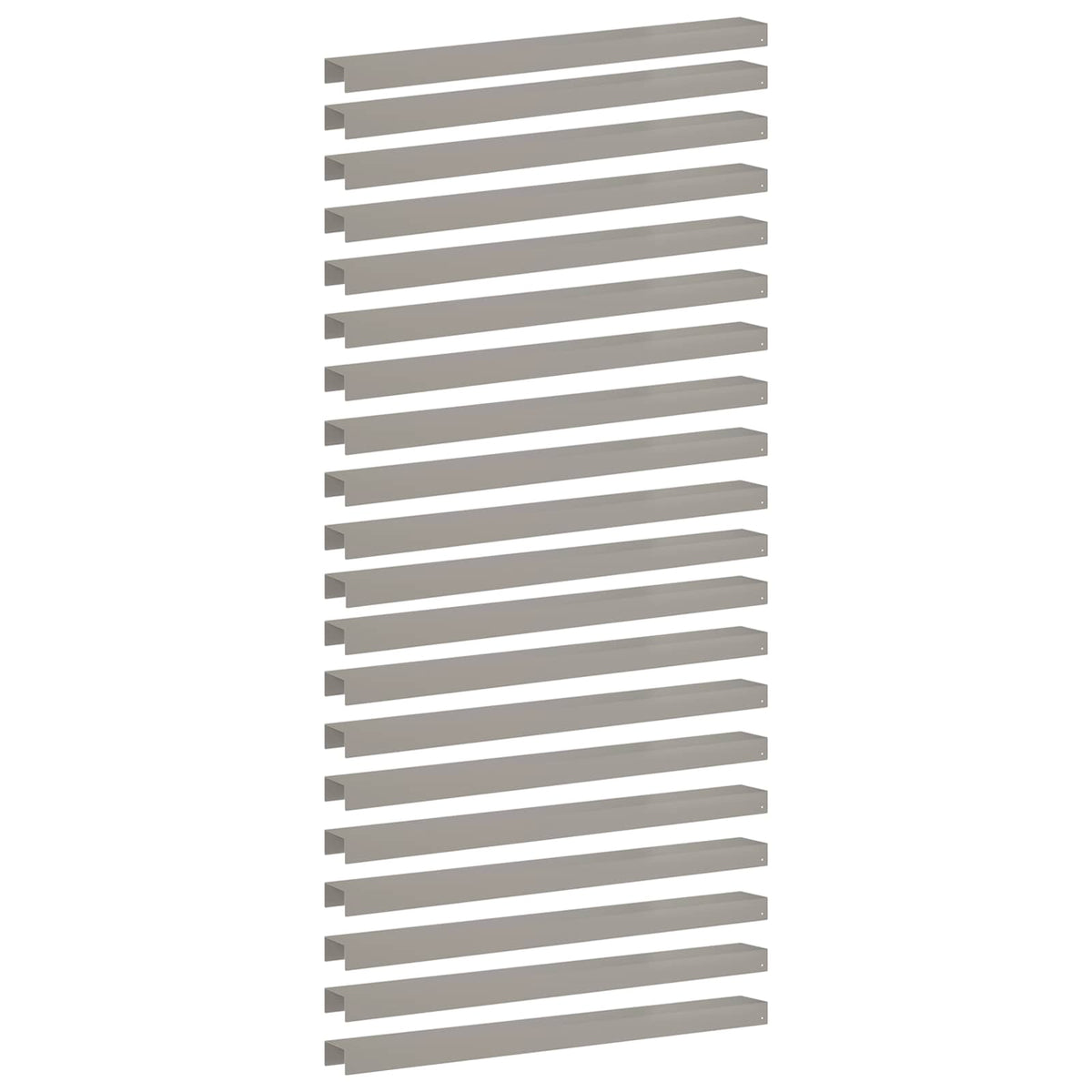vidaXL Profil nakładkowy ogrodowy 20 szt. 100 x 10 x 5 cm