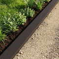 vidaXL Profil nakładkowy ogrodowy 10 szt. 100 x 15 x 5 cm Stal Czarny