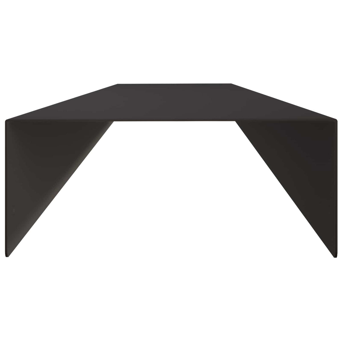 vidaXL Profil nakładkowy ogrodowy 2 szt. 100 x 15 x 5 cm Stal Czarny