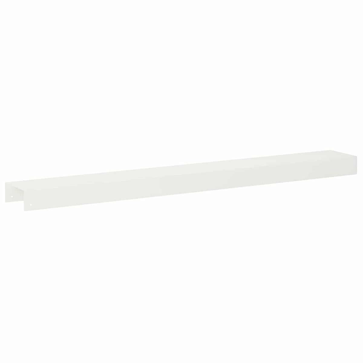 vidaXL Profil nakładkowy ogrodowy 2 szt. 100 x 15 x 5 cm Stal Biały
