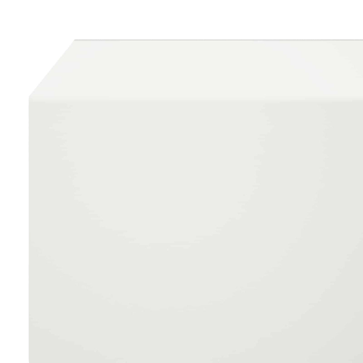vidaXL Profil nakładkowy ogrodowy 10 szt. 100 x 15 x 5 cm Stal Biały