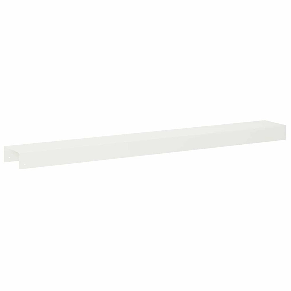 vidaXL Profil nakładkowy ogrodowy 10 szt. 100 x 15 x 5 cm Stal Biały