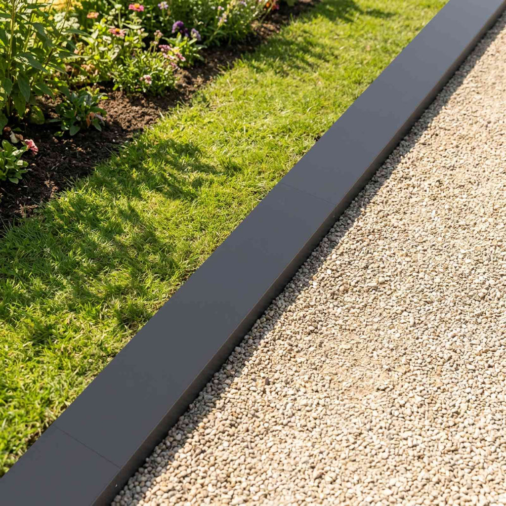 vidaXL Profil nakładkowy ogrodowy 10 szt. 100 x 15 x 5 cm Stal