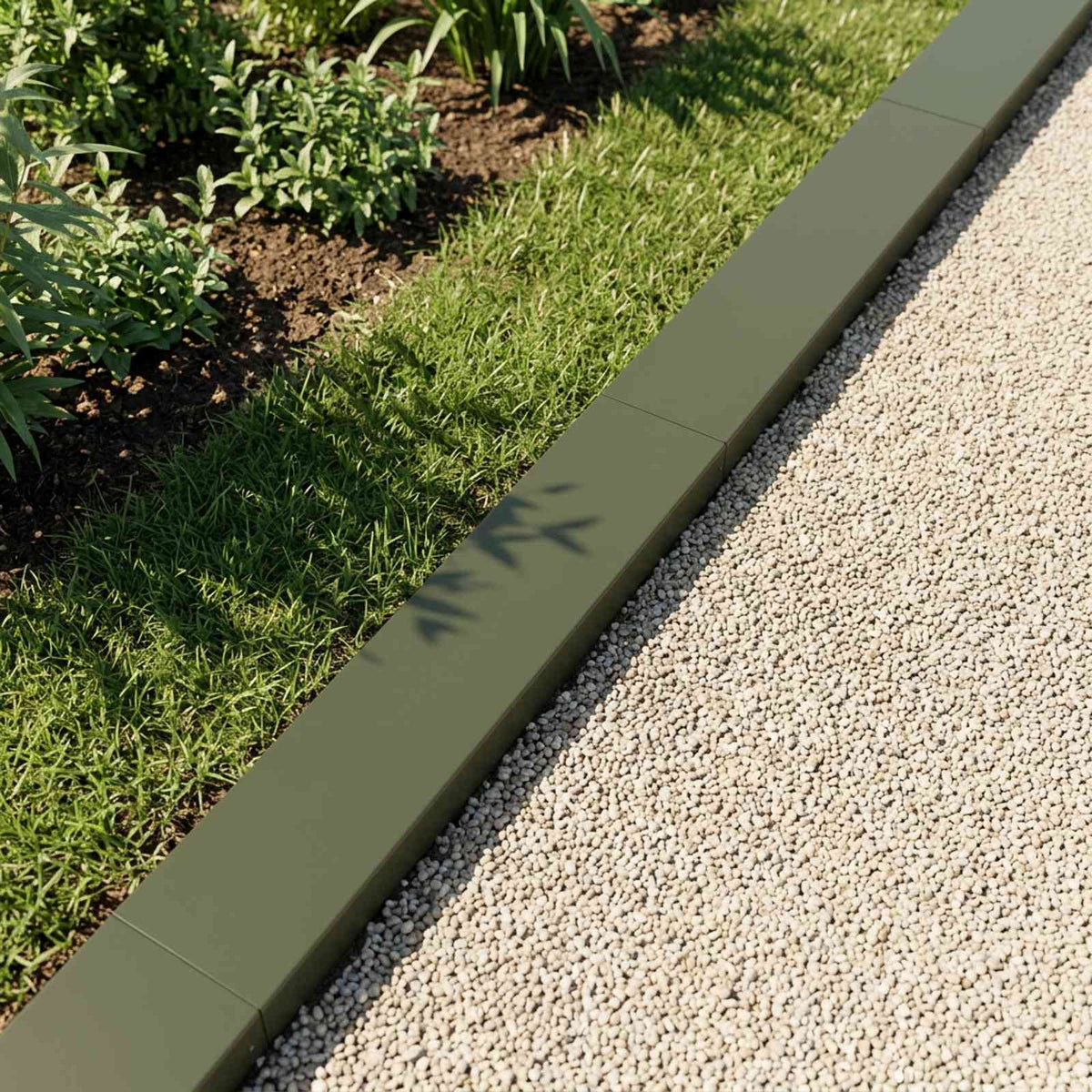 vidaXL Profil nakładkowy ogrodowy 10 szt. 100 x 15 x 5 cm Stal