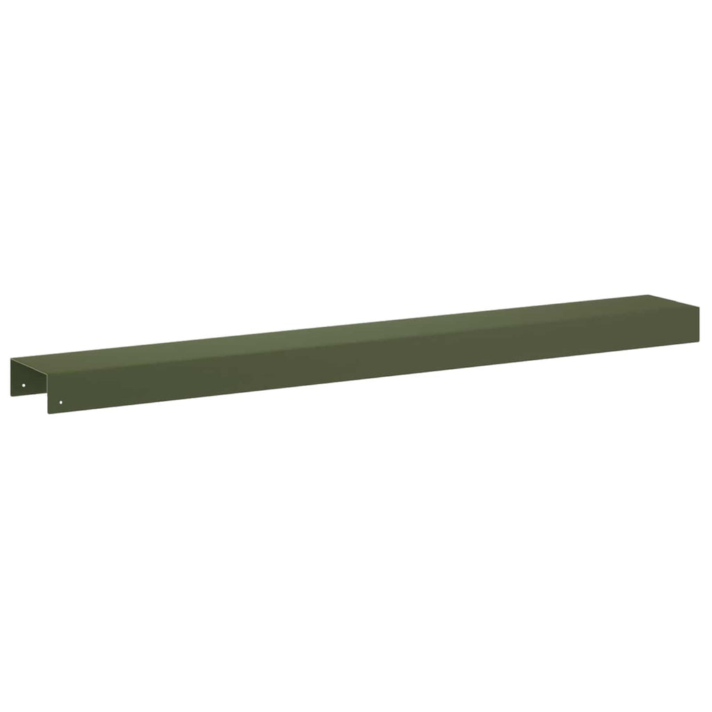 vidaXL Profil nakładkowy ogrodowy 10 szt. 100 x 15 x 5 cm Stal
