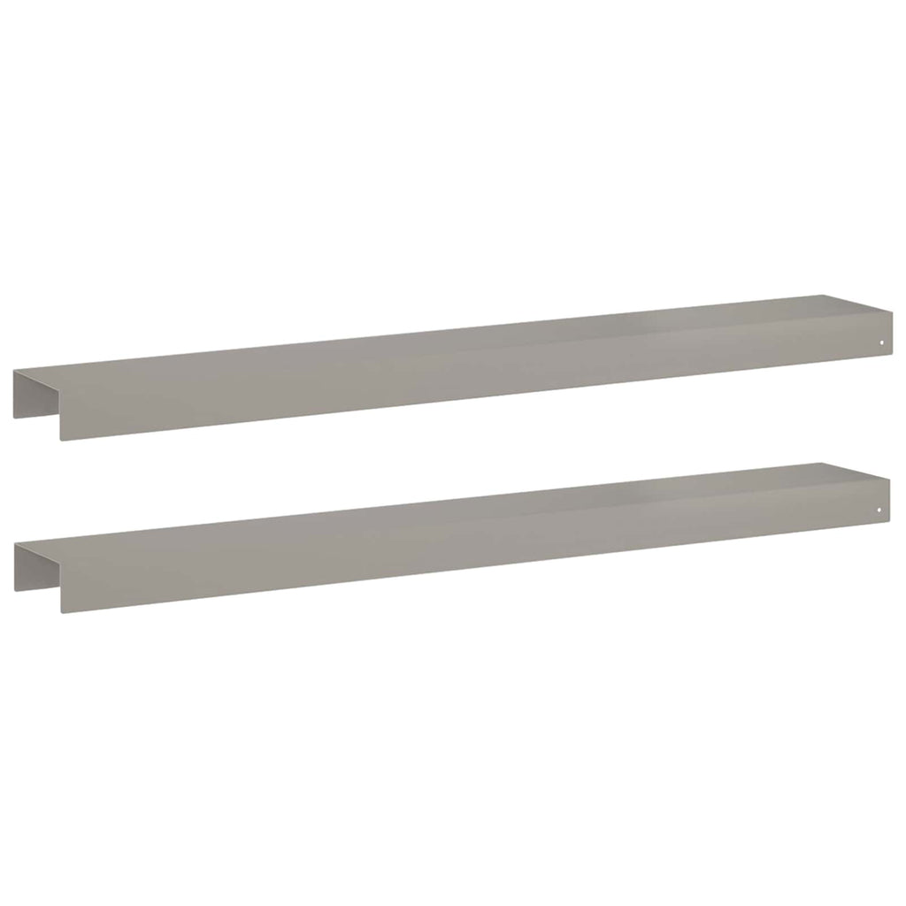 vidaXL Profil nakładkowy ogrodowy 2 szt. 100 x 15 x 5 cm
