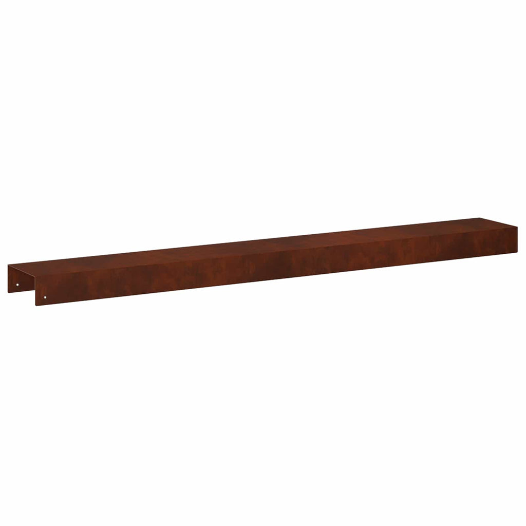 vidaXL Profil nakładkowy ogrodowy 2 szt. 100 x 15 x 5 cm