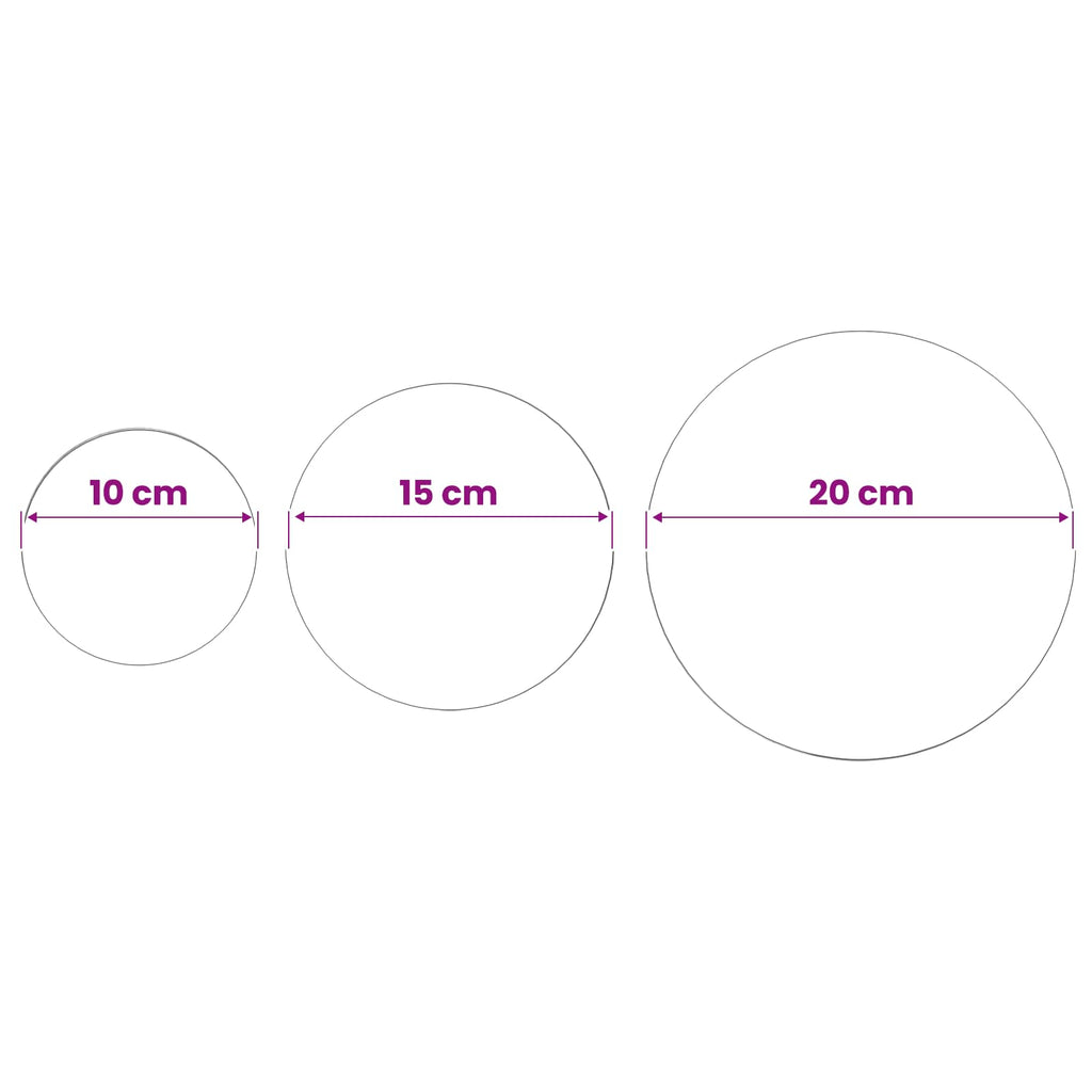 vidaXL Szczotkowana Piłka 3 szt. Ø 20 cm srebrny Stal nierdzewna 201