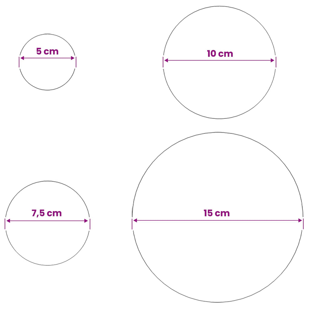 vidaXL Szczotkowana Piłka 6 szt. Ø 15 cm srebrny Stal nierdzewna 201