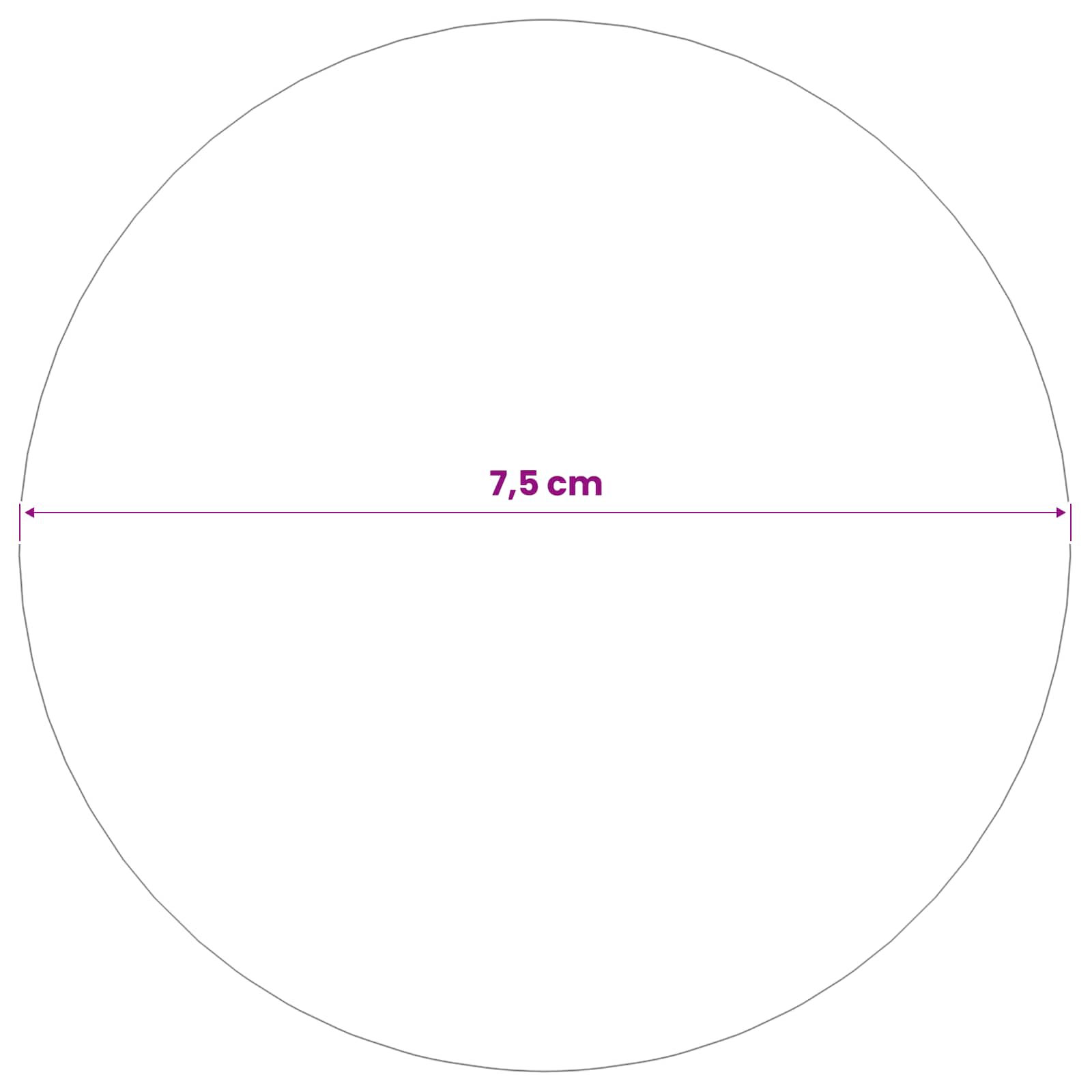 vidaXL Kula lustro 6 szt. Ø 7,5 cm srebrny Stal nierdzewna 201