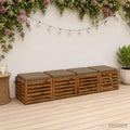 vidaXL Poduszki siedzące 4-częściowe SOEST 4 szt. 100% poliester