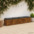 vidaXL Poduszki siedzące 4-częściowe SOEST 4 szt. 100% poliester