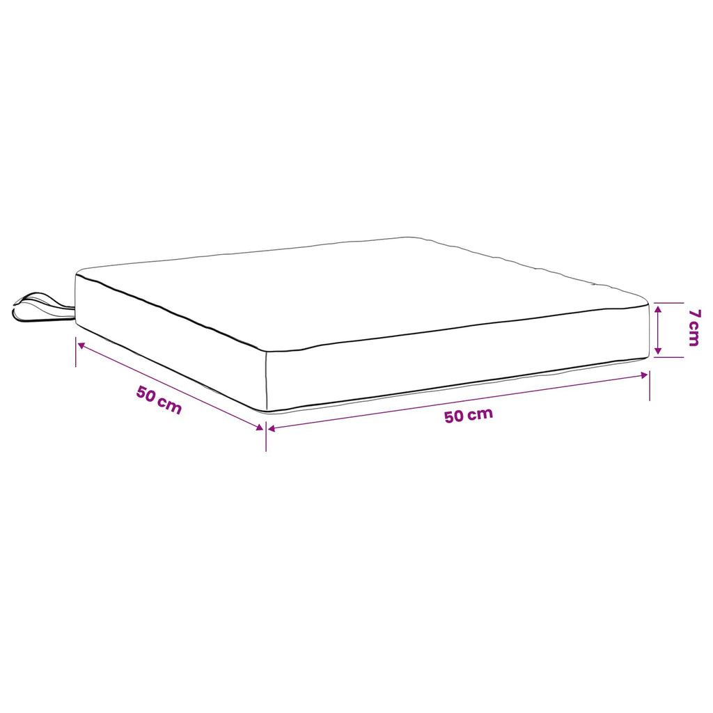 vidaXL Poduszki siedzące 4-częściowe SOEST 4 szt. 100% poliester