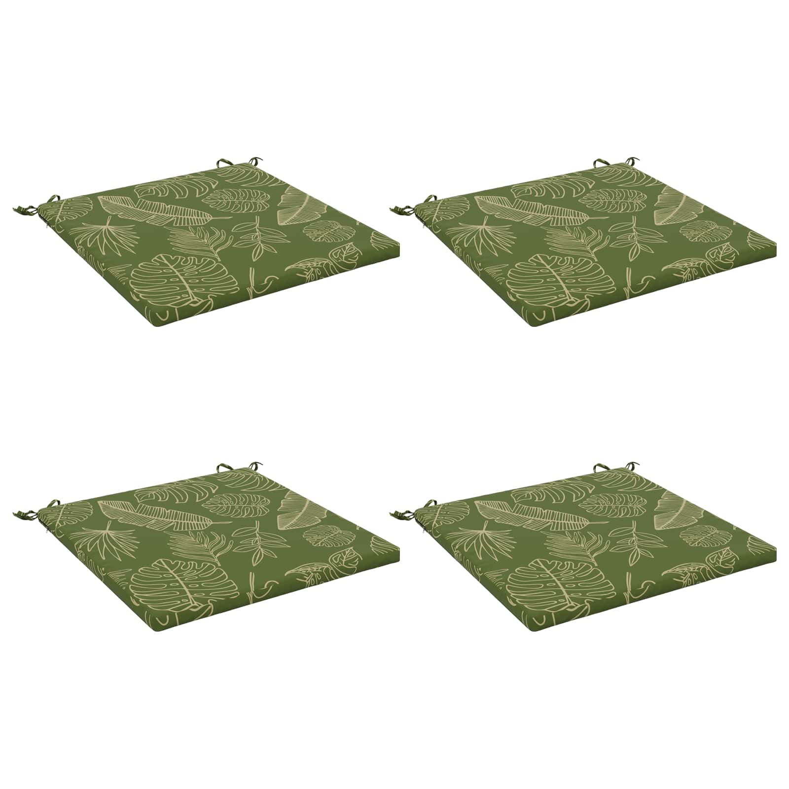vidaXL Poduszki siedzące 4-częściowe SOEST 4 szt. 100% poliester