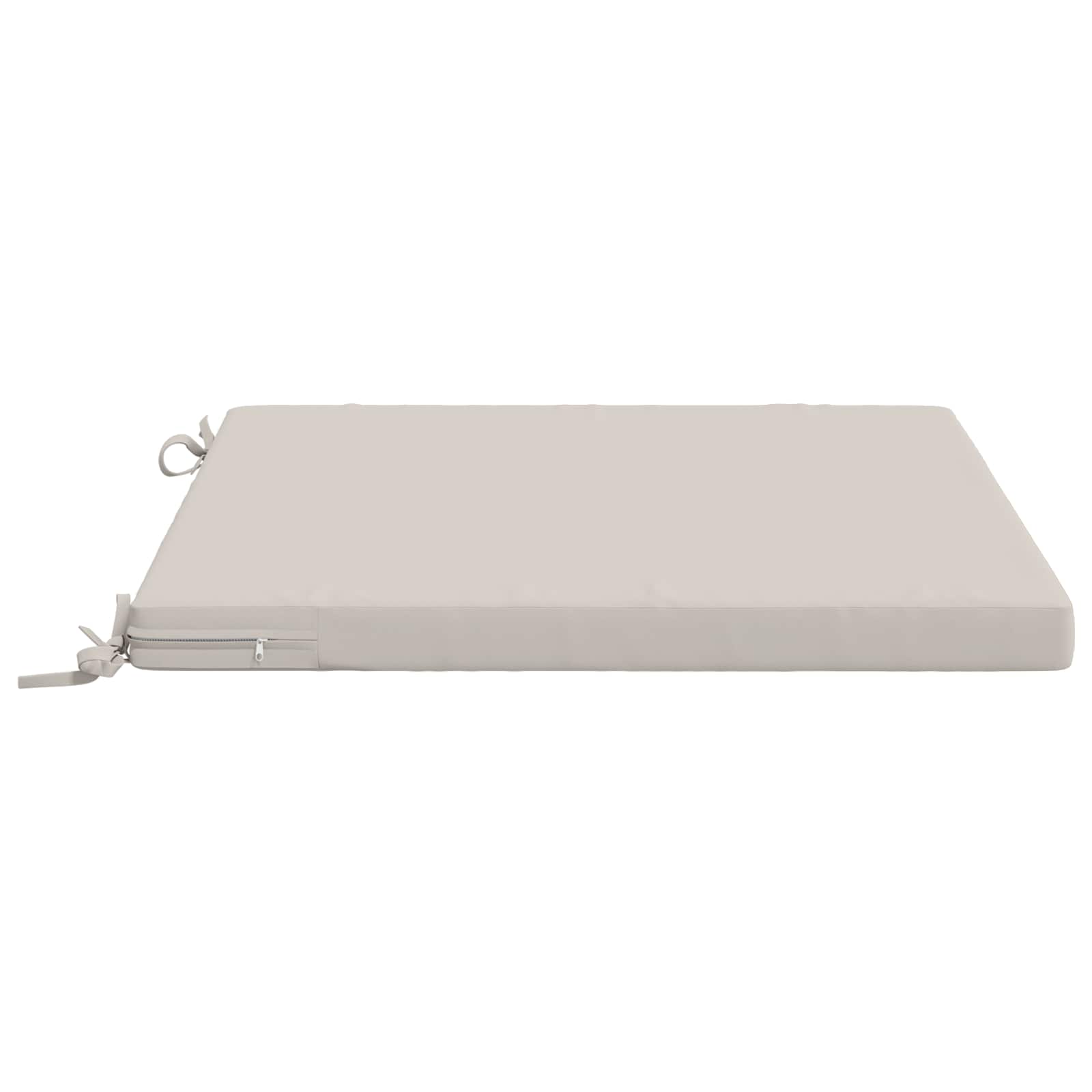 vidaXL Poduszki siedzące 4-częściowe SOEST 4 szt. 100% poliester Biały