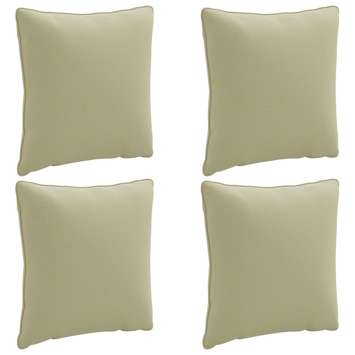 vidaXL Zestaw 4 poduszek na plecy PUTTEN 4 pcs 100% poliester