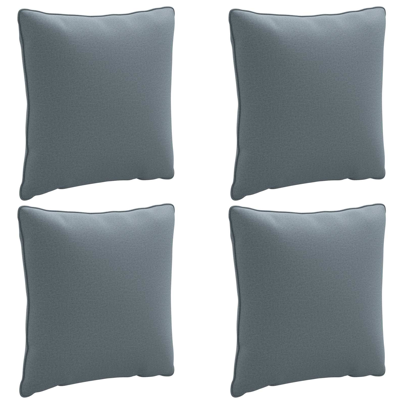vidaXL Zestaw 4 poduszek na plecy PUTTEN 4 pcs 100% poliester