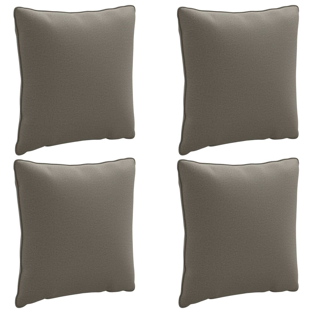 vidaXL Zestaw 4 poduszek na plecy PUTTEN 4 pcs 100% poliester Szary