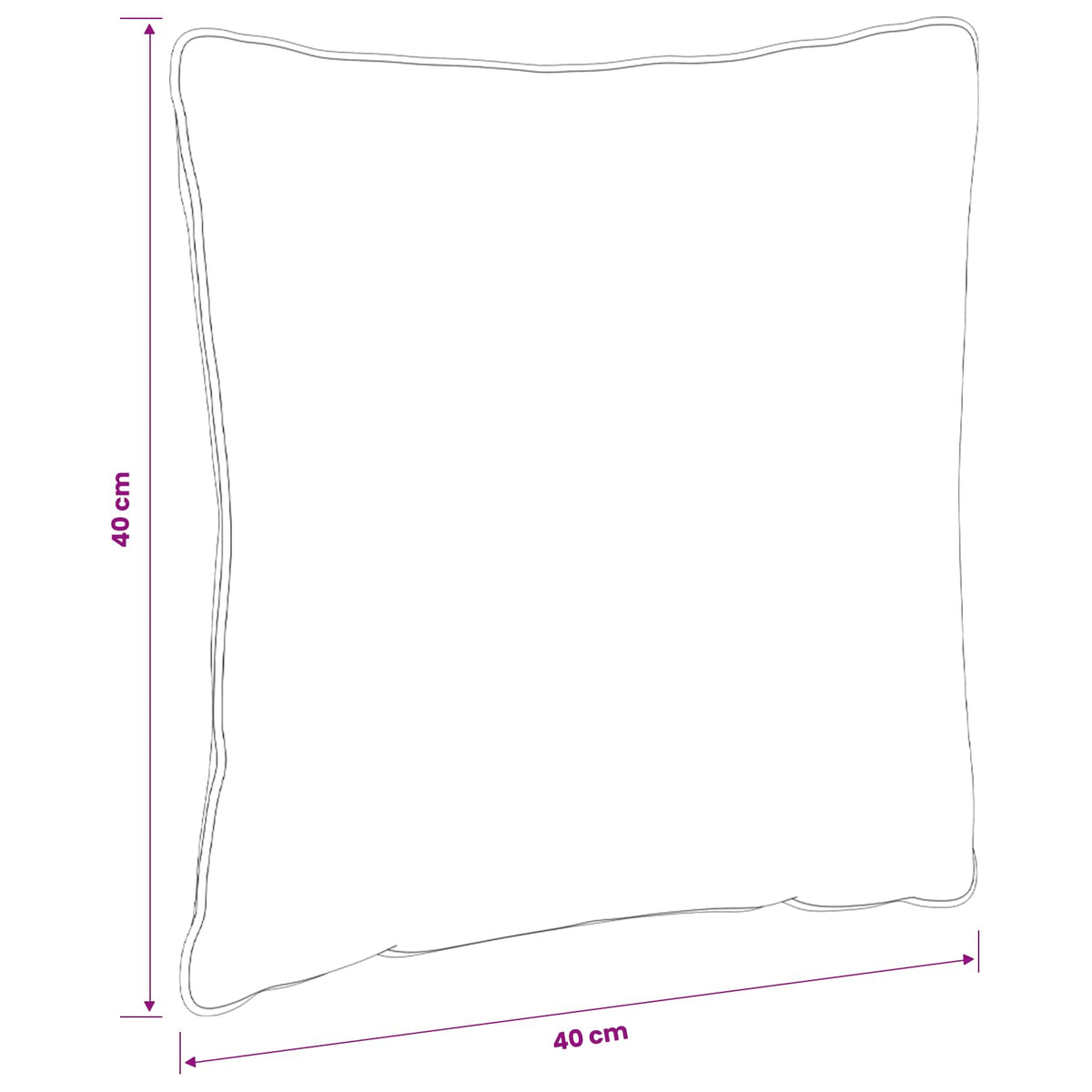 vidaXL Poduszka na plecy 1 szt. PUTTEN 100% poliester antracytowy