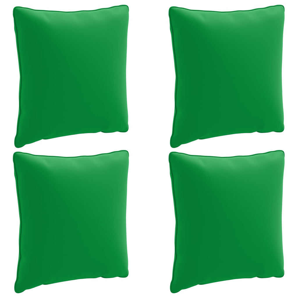 vidaXL Zestaw 4 poduszek na plecy PUTTEN 4 pcs 100% poliester zielony