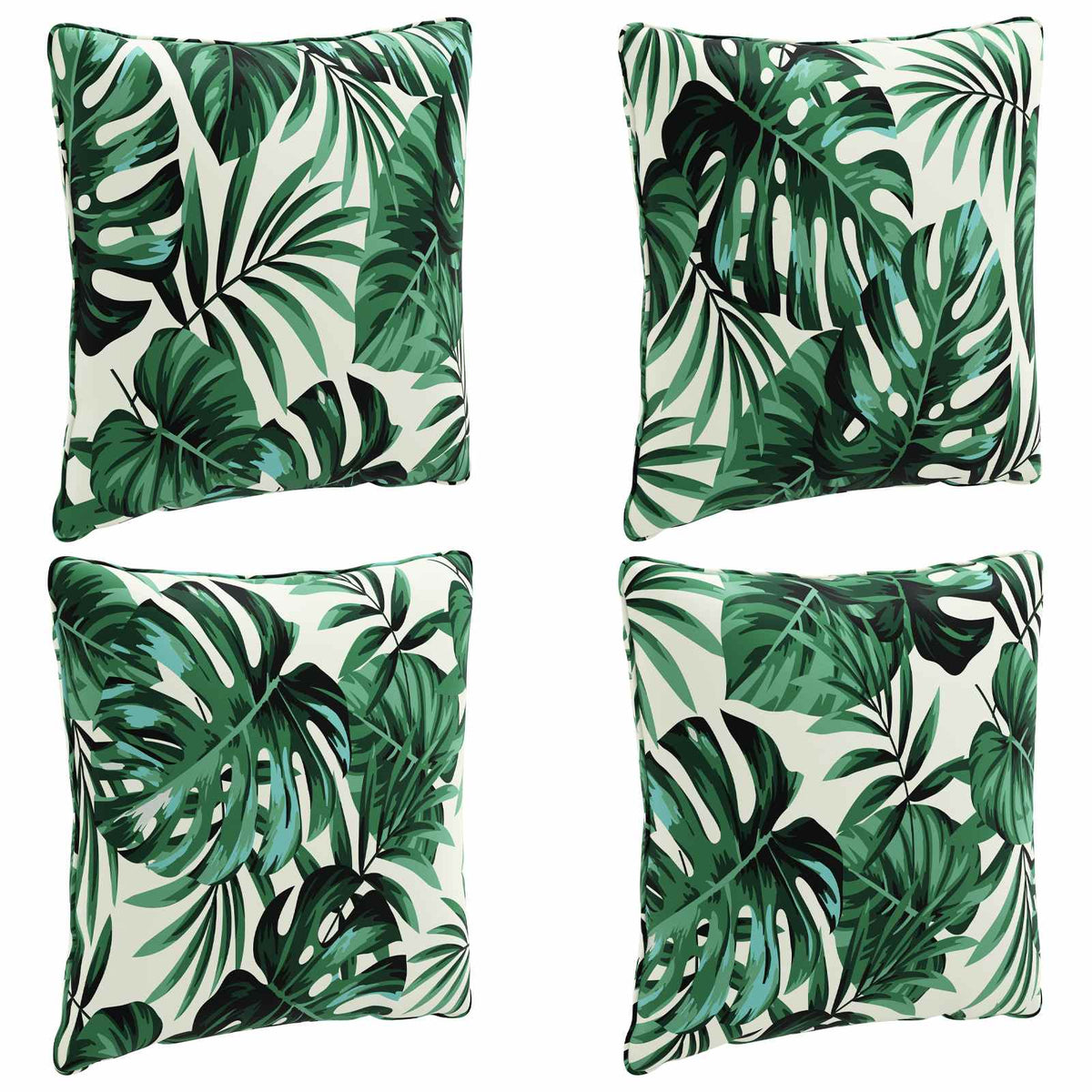 vidaXL Zestaw 4 poduszek na plecy PUTTEN 4 pcs 100% poliester