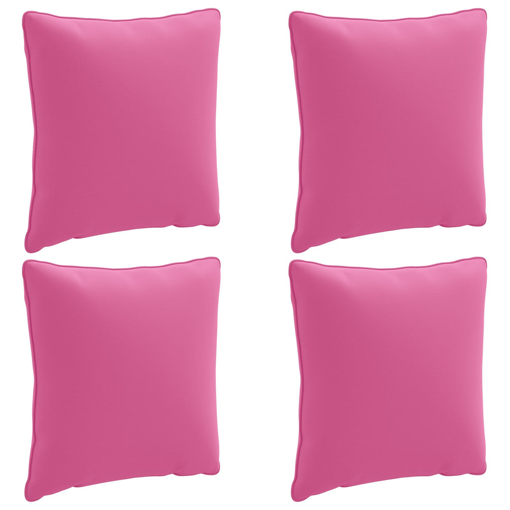 vidaXL Zestaw 4 poduszek na plecy PUTTEN 4 pcs 100% poliester różowy