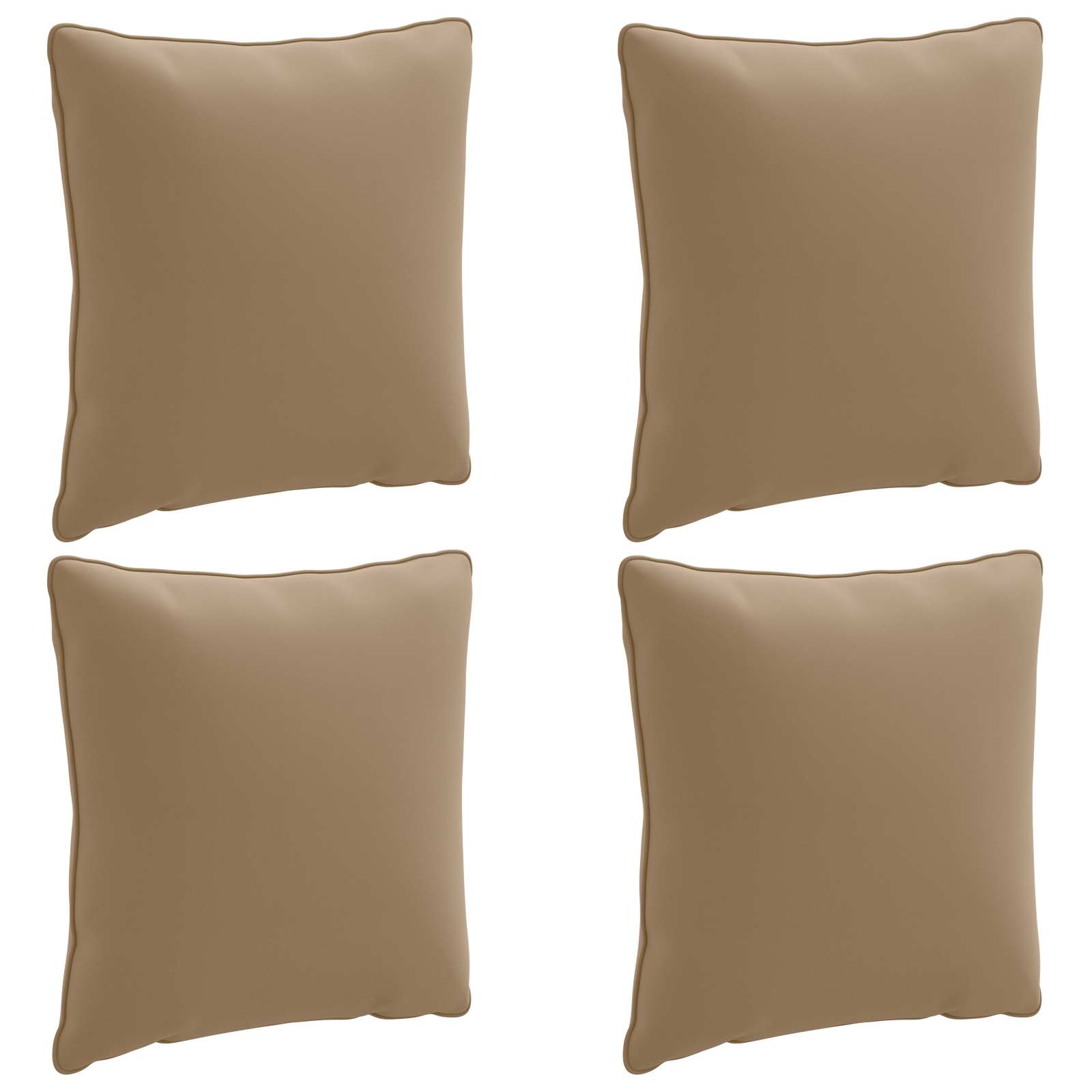 vidaXL Zestaw 4 poduszek na plecy PUTTEN 4 pcs 100% poliester