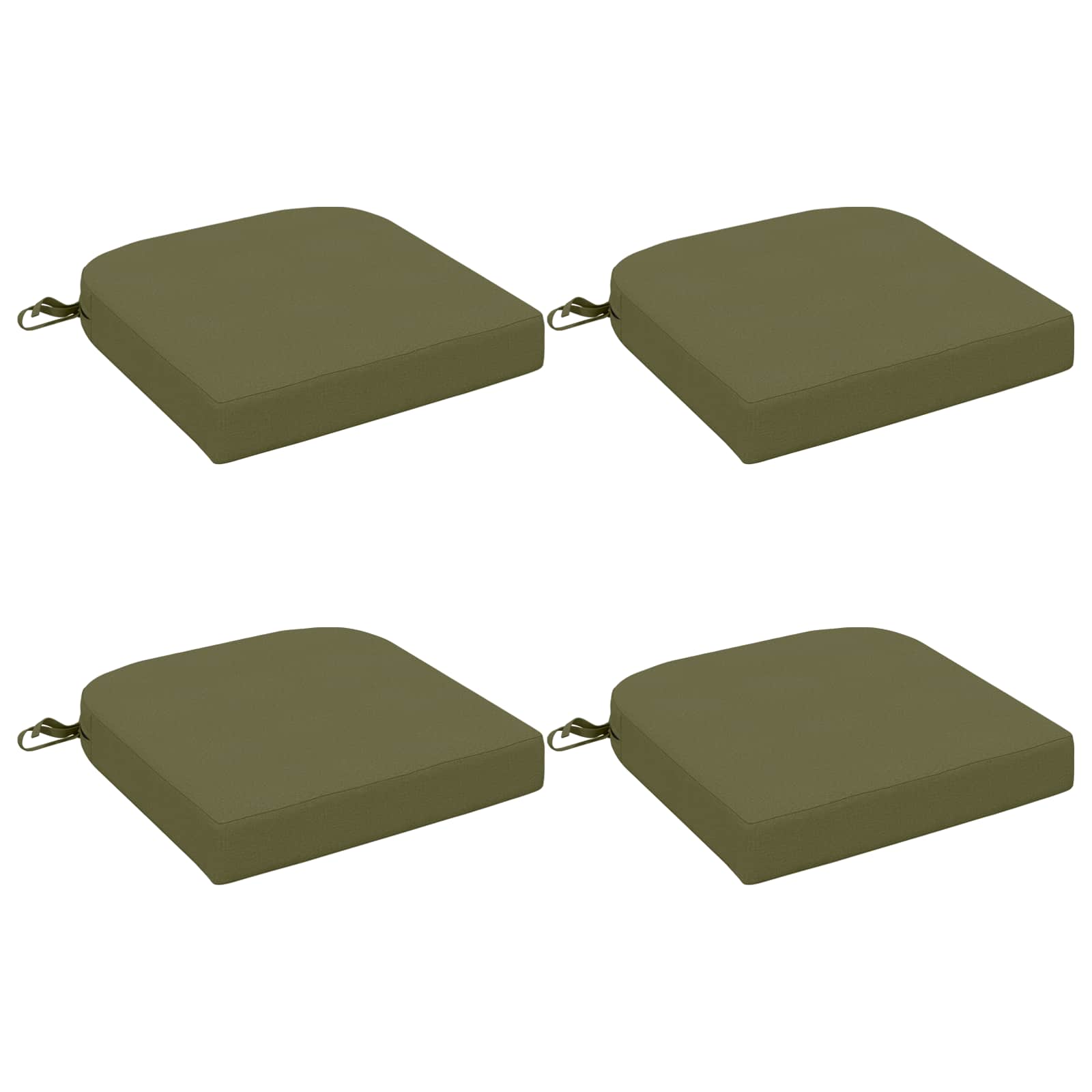 vidaXL Poduszki siedzeniowe 4-częściowe SOEST 4 pcs 100% poliester