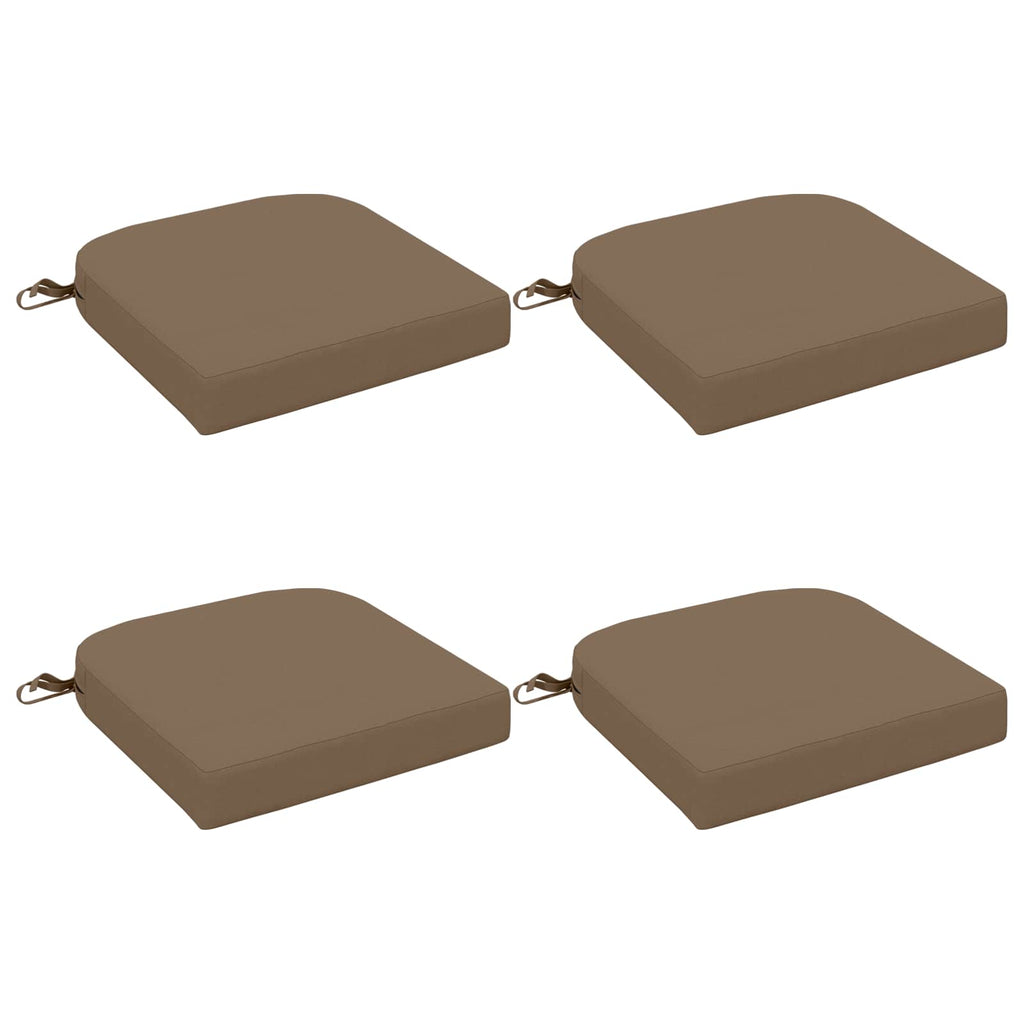 vidaXL Poduszki siedzeniowe 4-częściowe SOEST 4 pcs 100% poliester