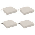 vidaXL Poduszki siedzeniowe 4-częściowe SOEST 4 pcs 100% poliester