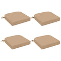 vidaXL Poduszki siedzeniowe 4-częściowe SOEST 4 pcs 100% poliester
