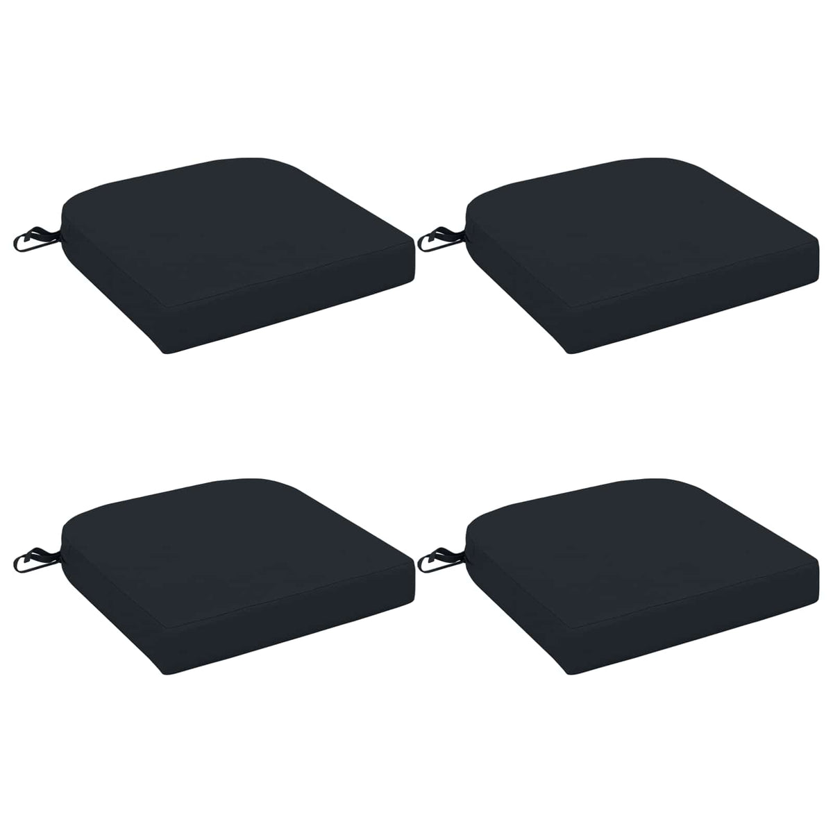 vidaXL Poduszki siedzeniowe 4-częściowe SOEST 4 pcs 100% poliester
