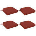vidaXL Poduszki siedzeniowe 4-częściowe SOEST 4 pcs 100% poliester