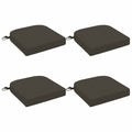 vidaXL Poduszki siedzeniowe 4-częściowe SOEST 4 pcs 100% poliester