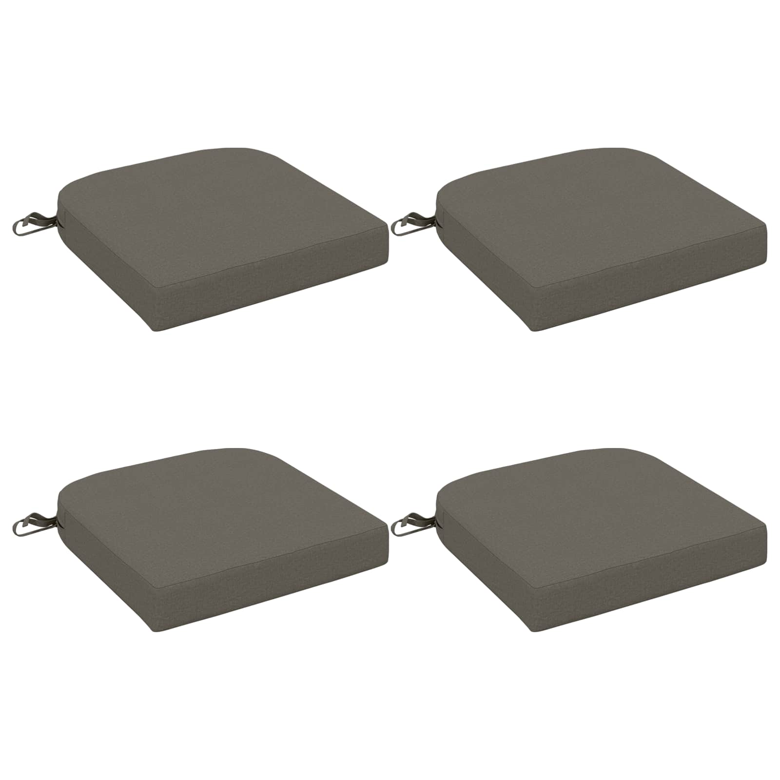 vidaXL Poduszki siedzeniowe 4-częściowe SOEST 4 pcs 100% poliester