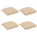 vidaXL Poduszki siedzeniowe 4-częściowe SOEST 4 pcs 100% poliester