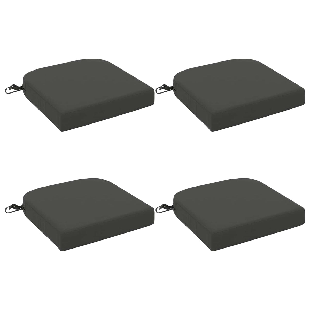 vidaXL Poduszki siedzeniowe 4-częściowe SOEST 4 pcs 100% poliester