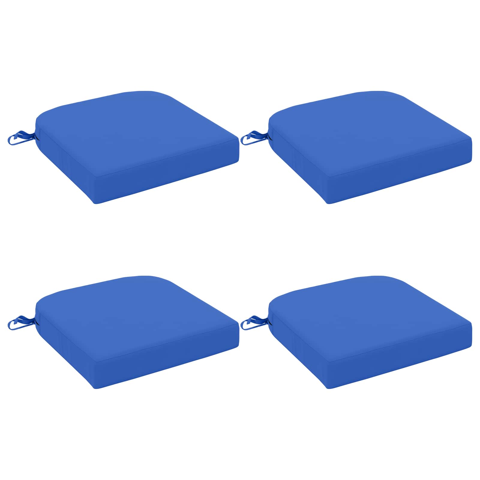 vidaXL Poduszki siedzeniowe 4-częściowe SOEST 4 pcs 100% poliester