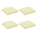 vidaXL Poduszki siedzeniowe 4-częściowe SOEST 4 pcs 100% poliester