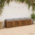 vidaXL Poduszki siedzeniowe 4-częściowe SOEST 4 pcs 100% poliester