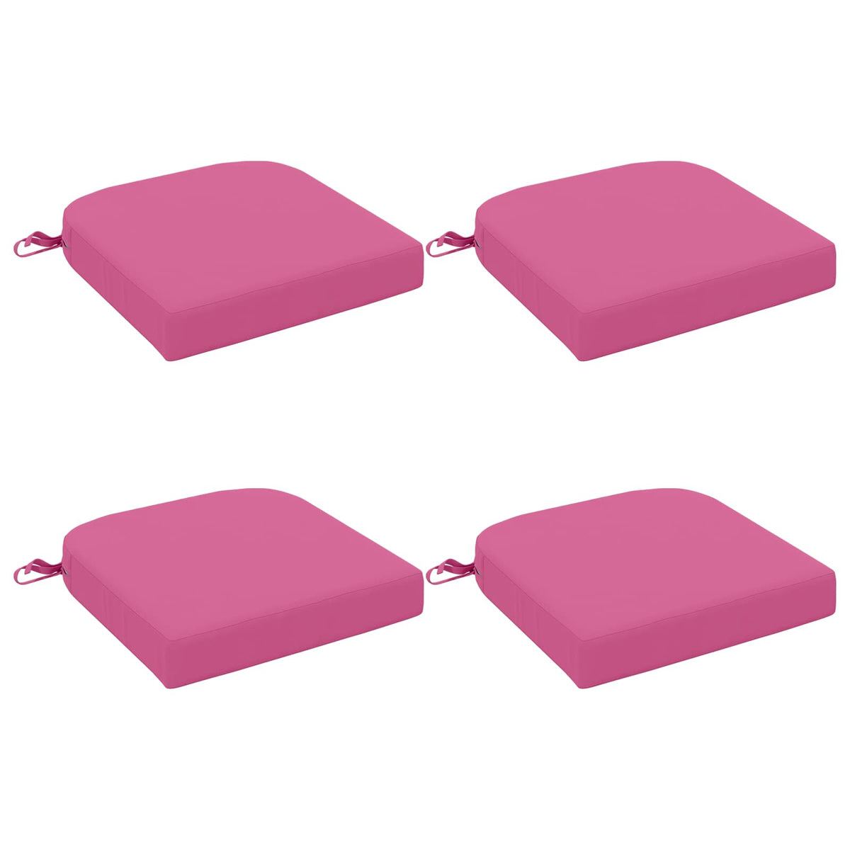 vidaXL Poduszki siedzeniowe 4-częściowe SOEST 4 pcs 100% poliester