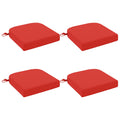 vidaXL Poduszki siedzeniowe 4-częściowe SOEST 4 pcs 100% poliester