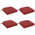 vidaXL Poduszki siedzeniowe 4-częściowe SOEST 4 pcs 100% poliester