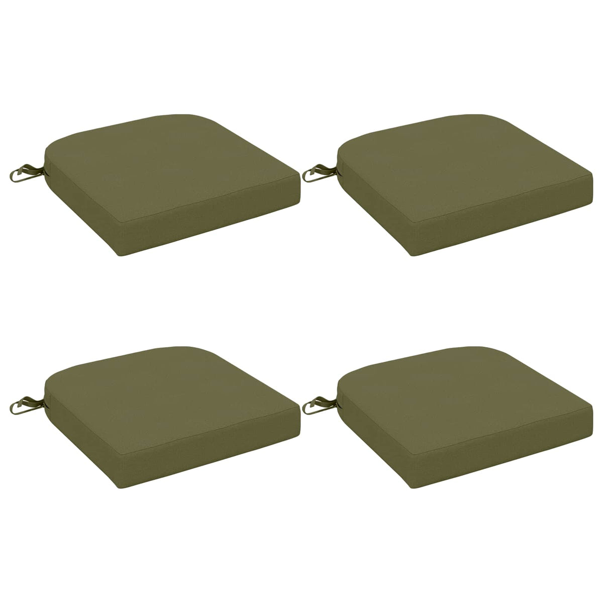 vidaXL Poduszki siedzeniowe 4-częściowe SOEST 4 pcs 100% poliester