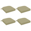 vidaXL Poduszki siedzeniowe 4-częściowe SOEST 4 pcs 100% poliester